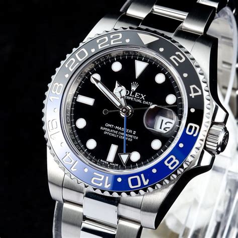 rolex gmt ii blue black for sale|blue black gmt bezel.